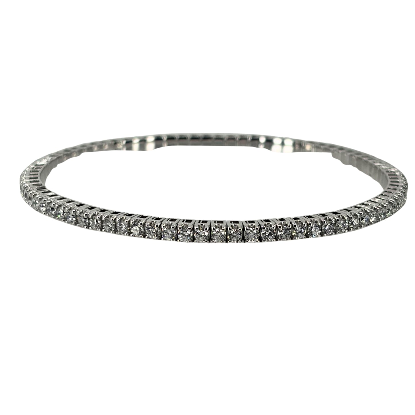 Lab Grown Diamond Bangle Bracelet