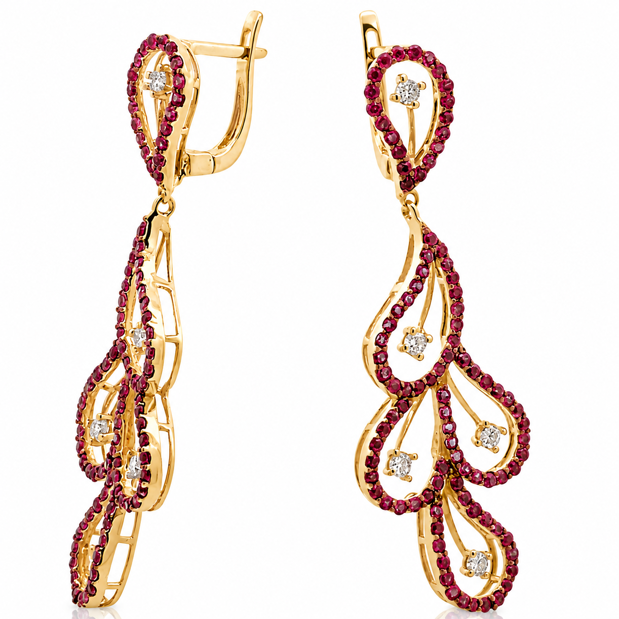 Colored Stone Earring
