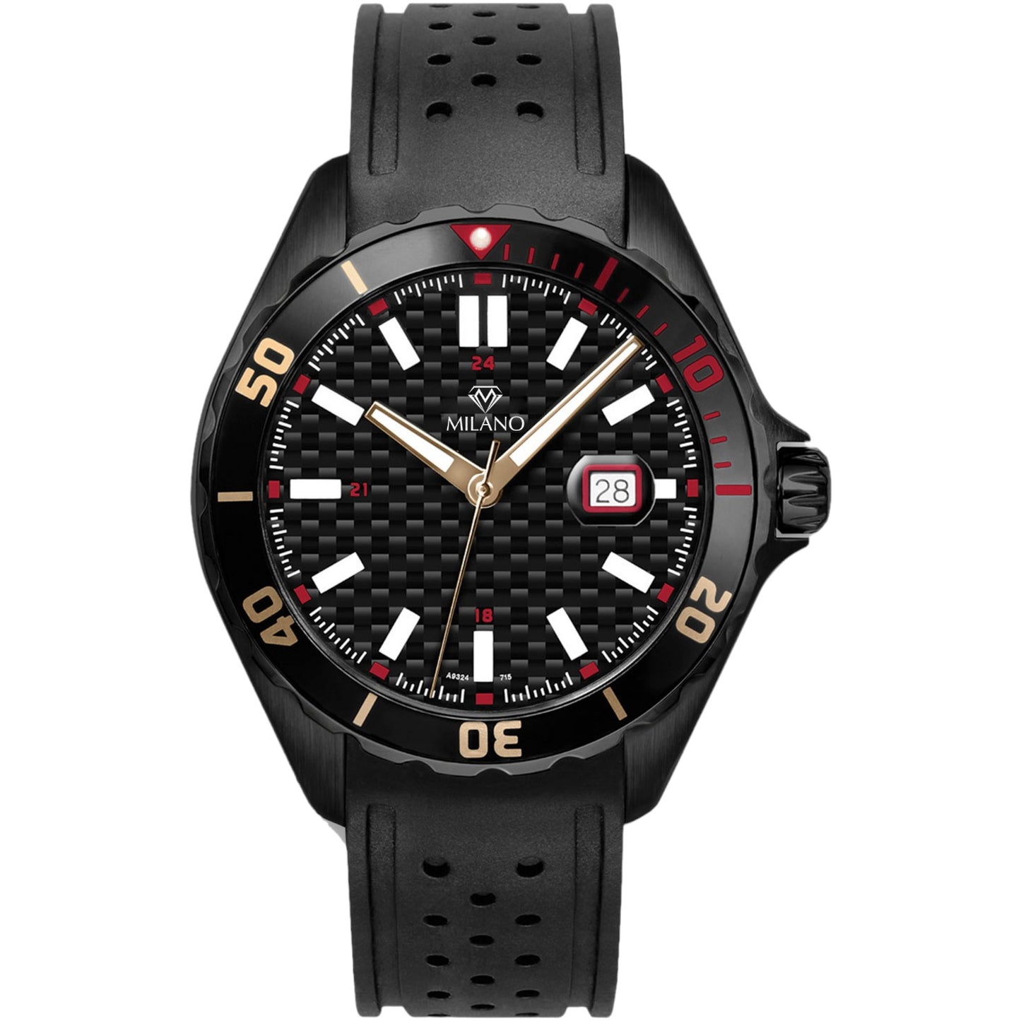 Black Stainless Steel Dive Watch