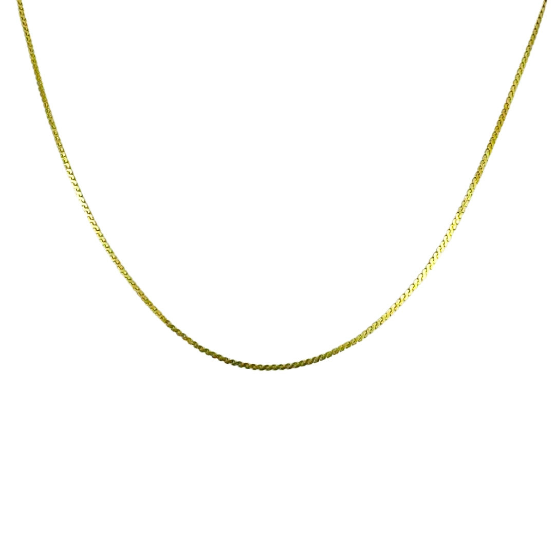 Yellow Gold Serpentine Chain