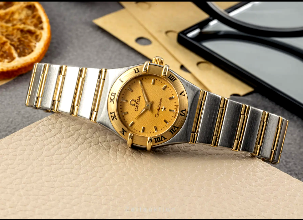 Two Tone Omega Constellation Watch