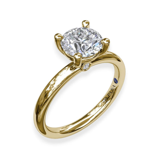 Yellow Gold Solitaire Engagement Ring