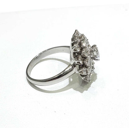 Vintage Diamond Pinwheel Ring