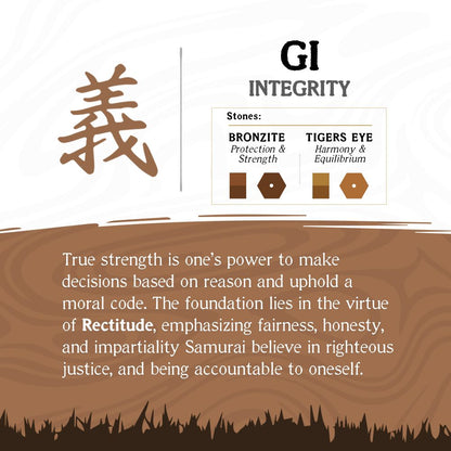8.25 Inch Bushido Bracelet Gi: Integrity