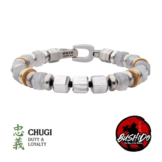 8.25 Inch Bushido Bracelet Chugi: Duty and Loyalty
