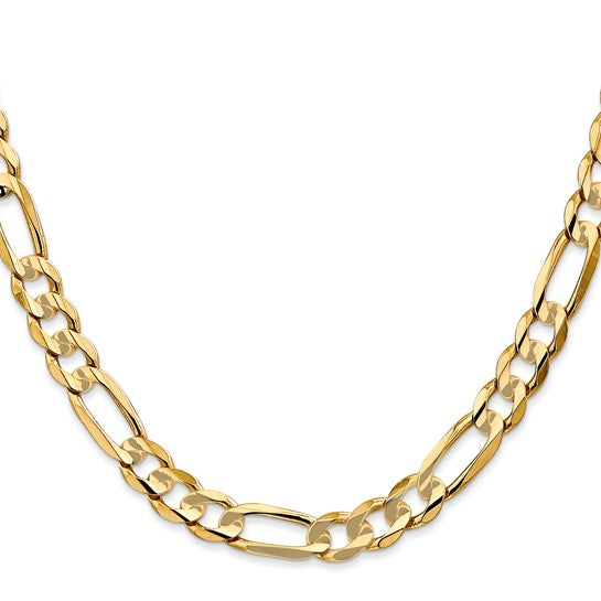Yellow Gold 20 Inch Figaro Chain
