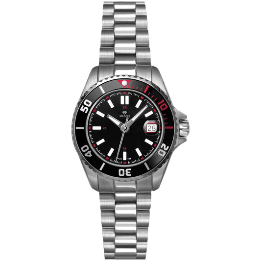 White Stainless Steel Divers Watch