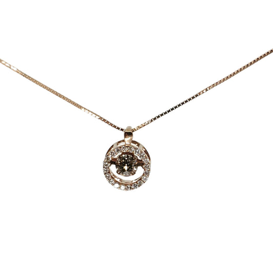 Rose Gold Chocolate Diamond Pendant