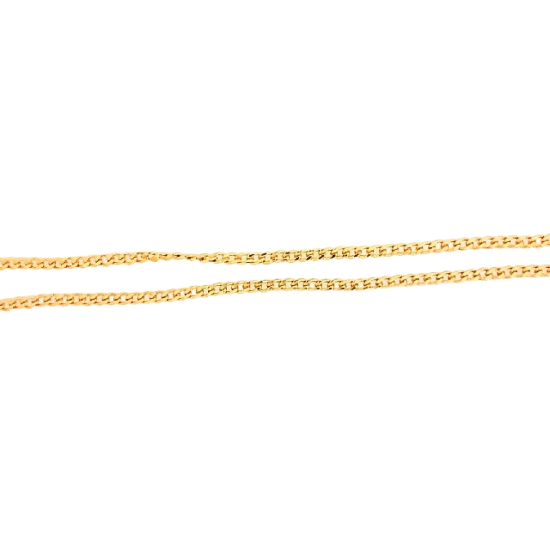Yellow Gold Filled Curb Necklace