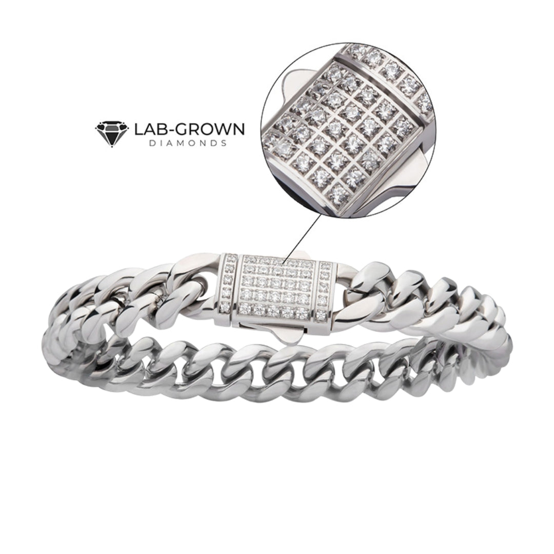 10MM Stainless Steel Miami Cuban Chain Bracelet