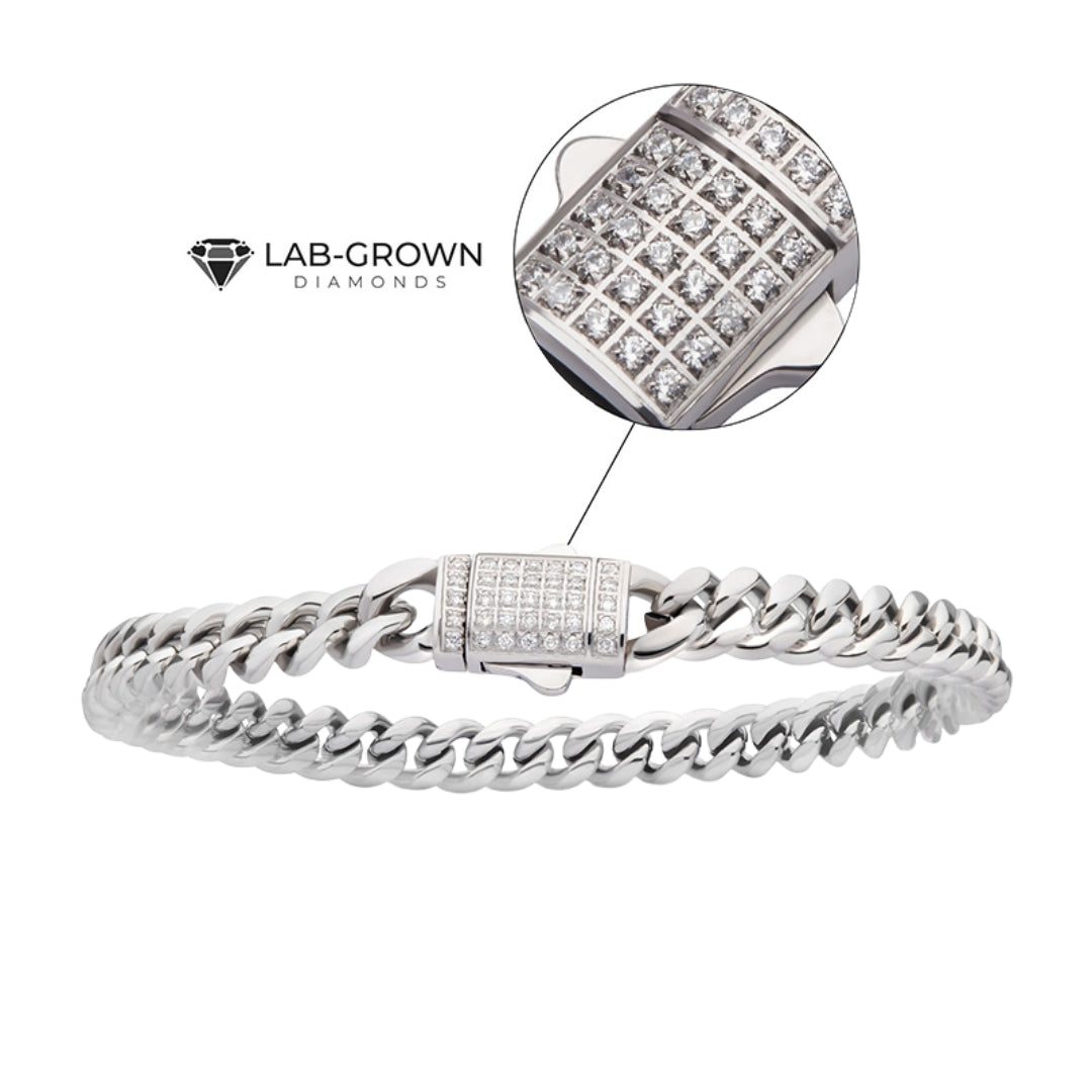 6MM Stainless Steel Miami Cuban Chain Bracelet