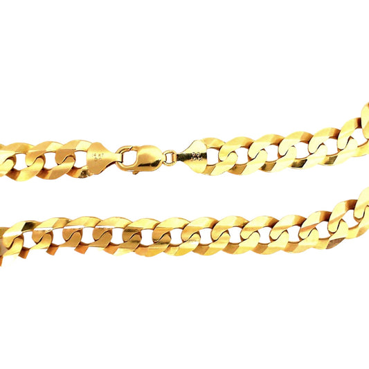 Beveled Curb Link Necklace