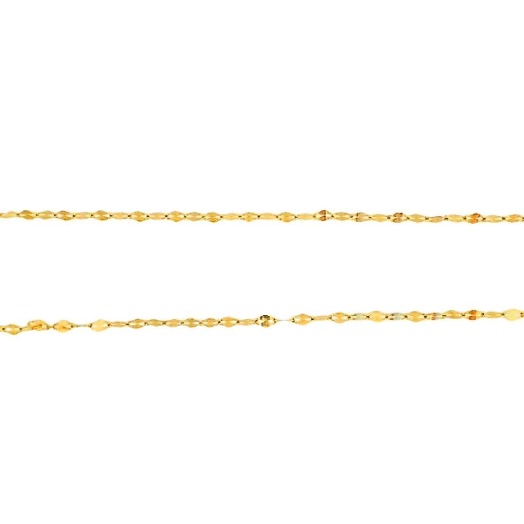 Yellow Gold Filled Anchor Necklace