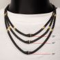 Black and Gold Stainless Steel Kraken Necklace