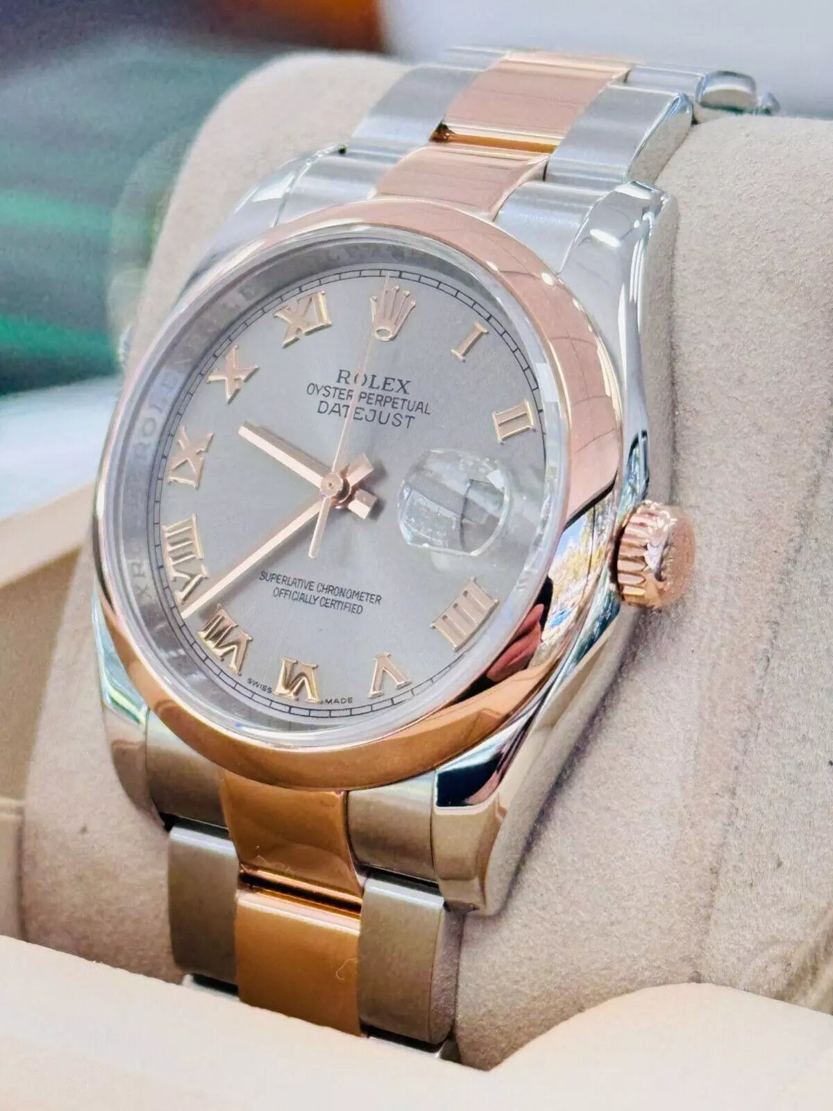 Datejust Steel and Rose Gold 36mm