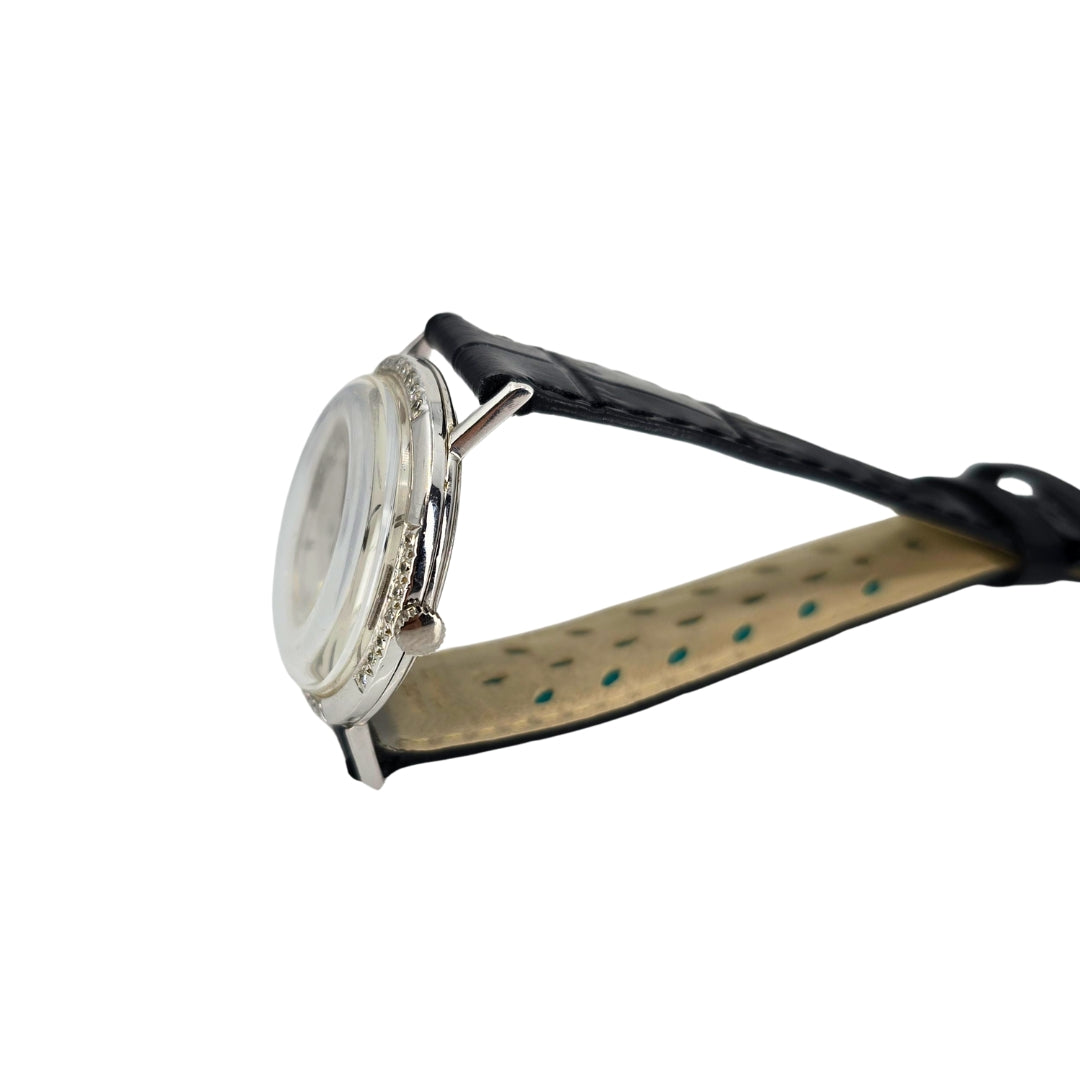 White Gold Dress Benrus Watch