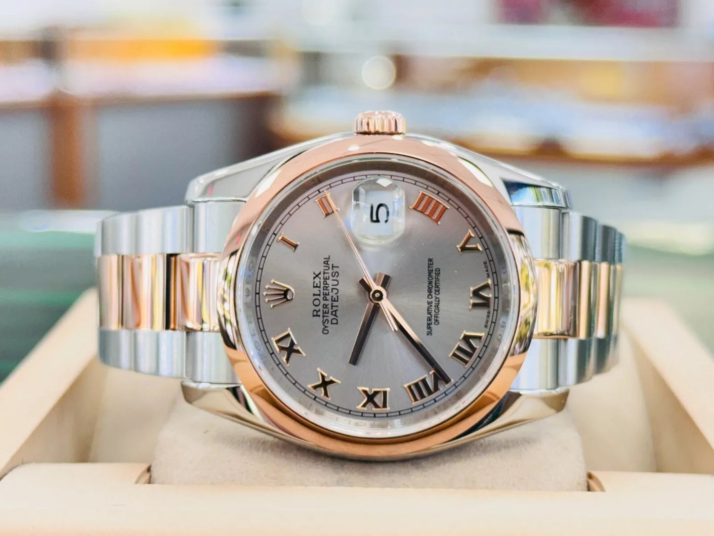 Datejust Steel and Rose Gold 36mm