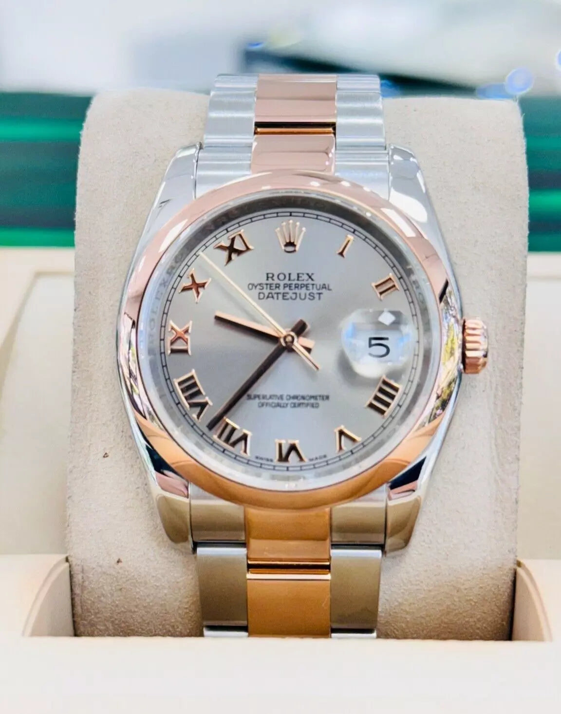 Datejust Steel and Rose Gold 36mm