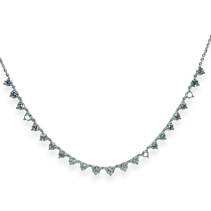 White Gold Lab Grown Diamond Necklace