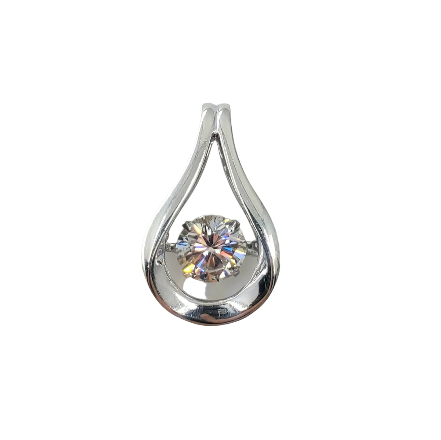 Vintage Sterling Silver Rhythm of Love Pendant