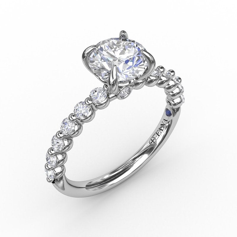 White Gold Diamond Engagement Ring