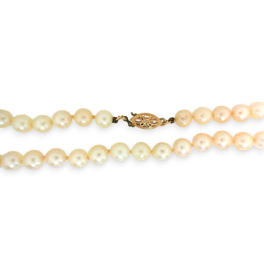 Vintage Cultured Strand Pearls