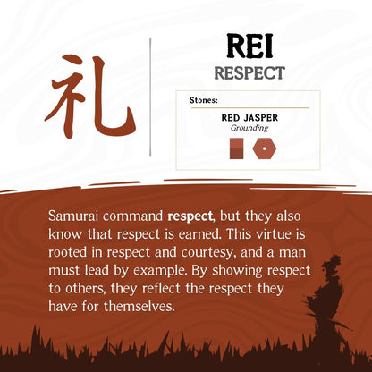 8.5 Inch Bushido Bracelet Rei: Respect