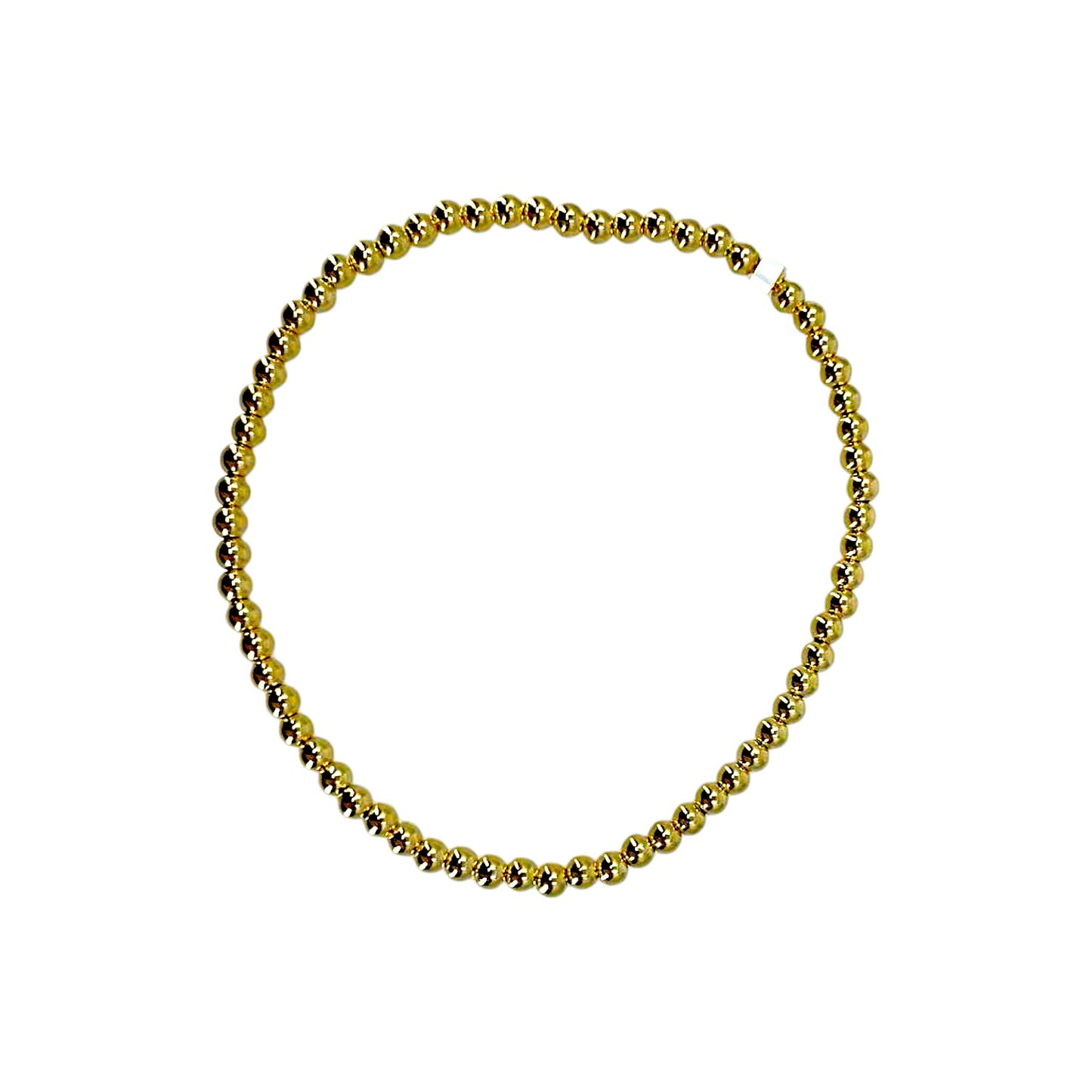 3MM Gold Filled Beaded Bracelet