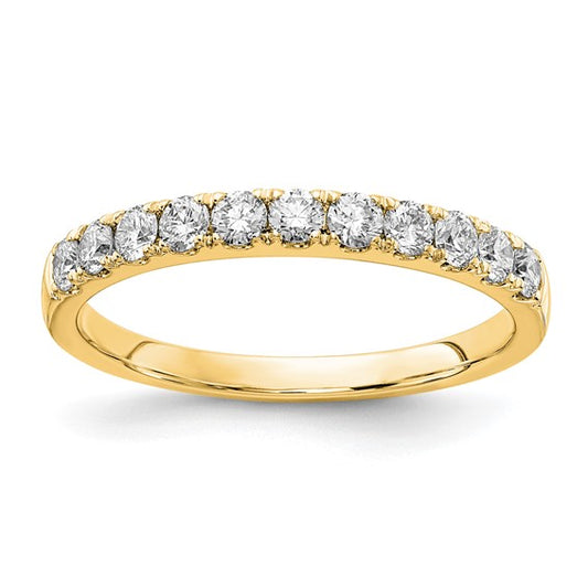 Half Anniversary Lab Diamond Wedding Band