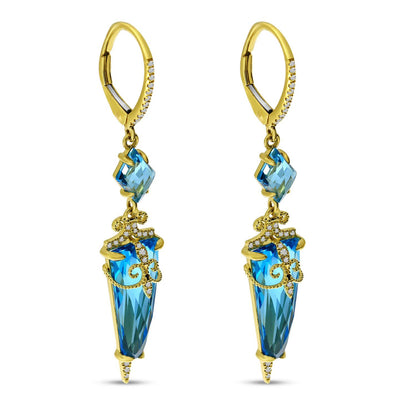 Colored Stone Earring