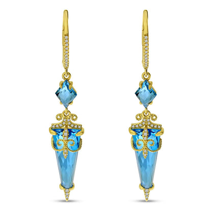 Colored Stone Earring