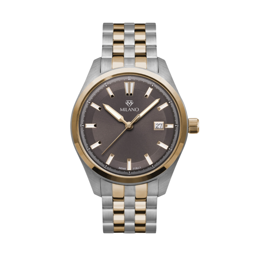 Smoke Gray Dial Stainless Steel Milano Watch