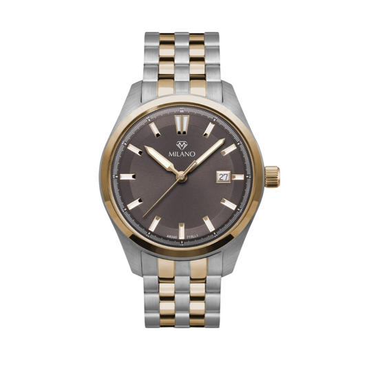 Smoke Gray Dial Stainless Steel Milano Watch