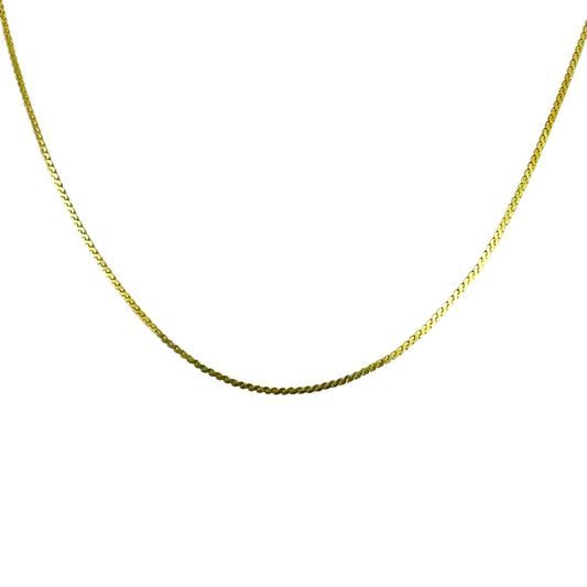 Yellow Gold Serpentine Chain