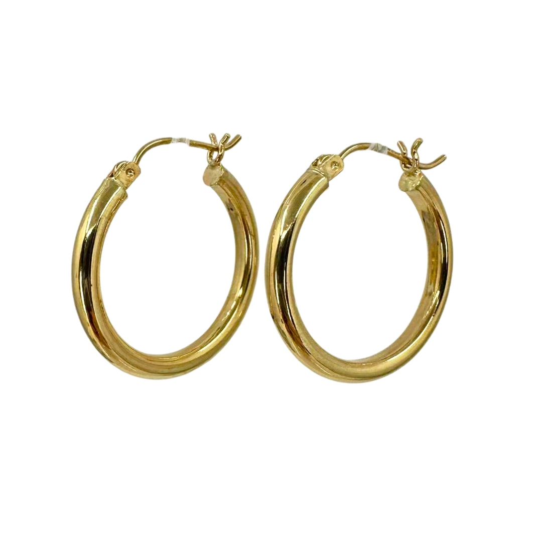 10 Karat Yellow Gold Hoops