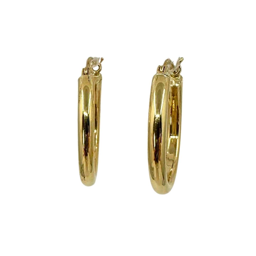 10 Karat Yellow Gold Hoops