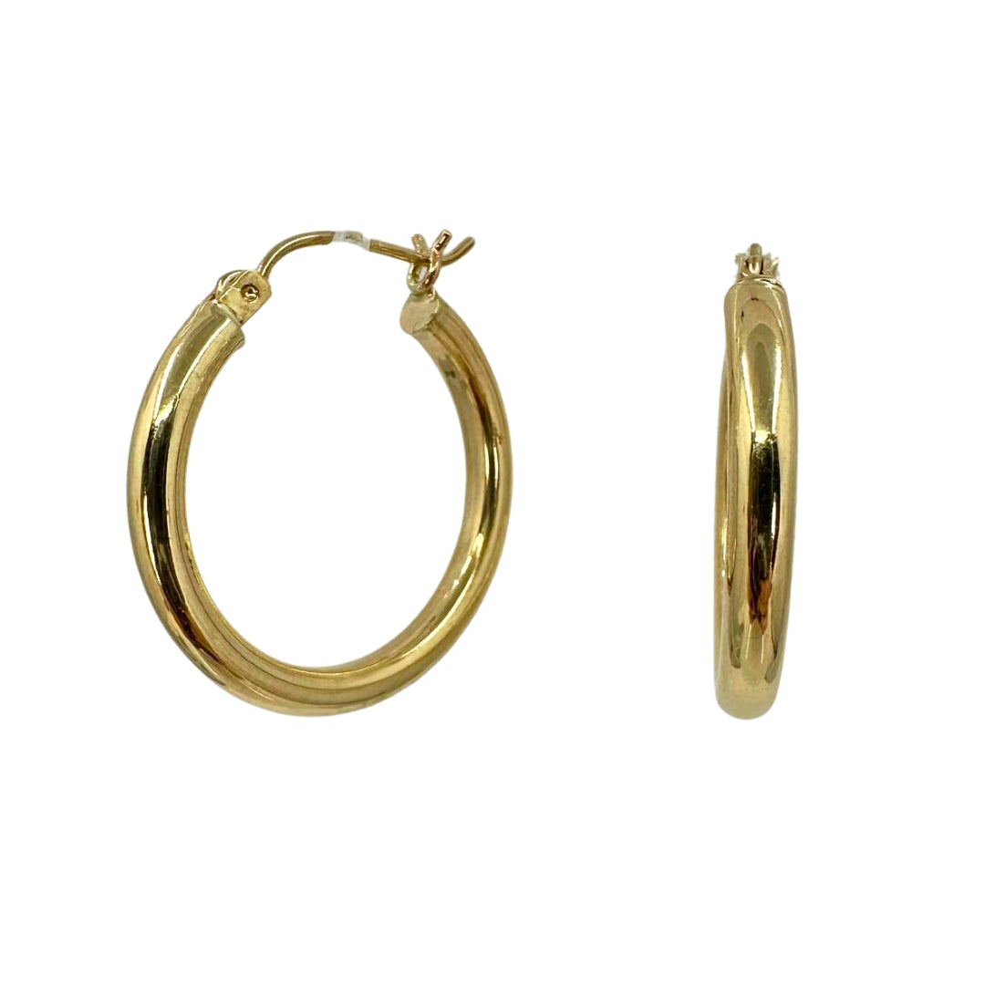10 Karat Yellow Gold Hoops