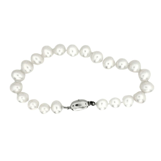 Sterling Silver Freshwater Pearl Bracelet