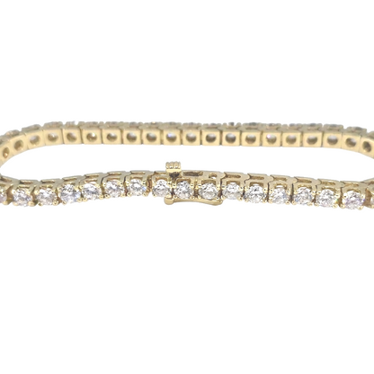 7.63 Carat Lab Grown Diamond Tennis Bracelet