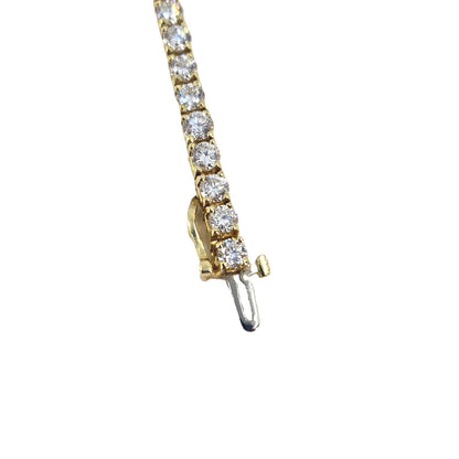 7.63 Carat Lab Grown Diamond Tennis Bracelet