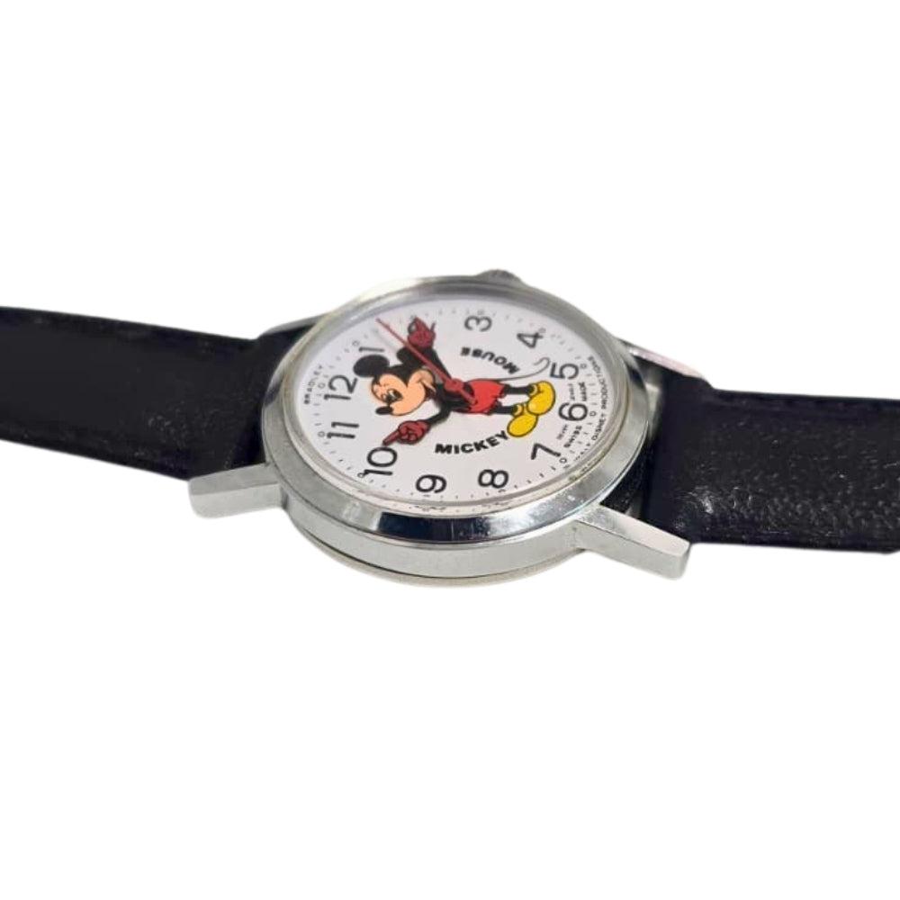Vintage unworn Mickey Mouse manual wind watch