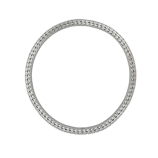 White Gold Prong Set Lab Diamond Bracelet