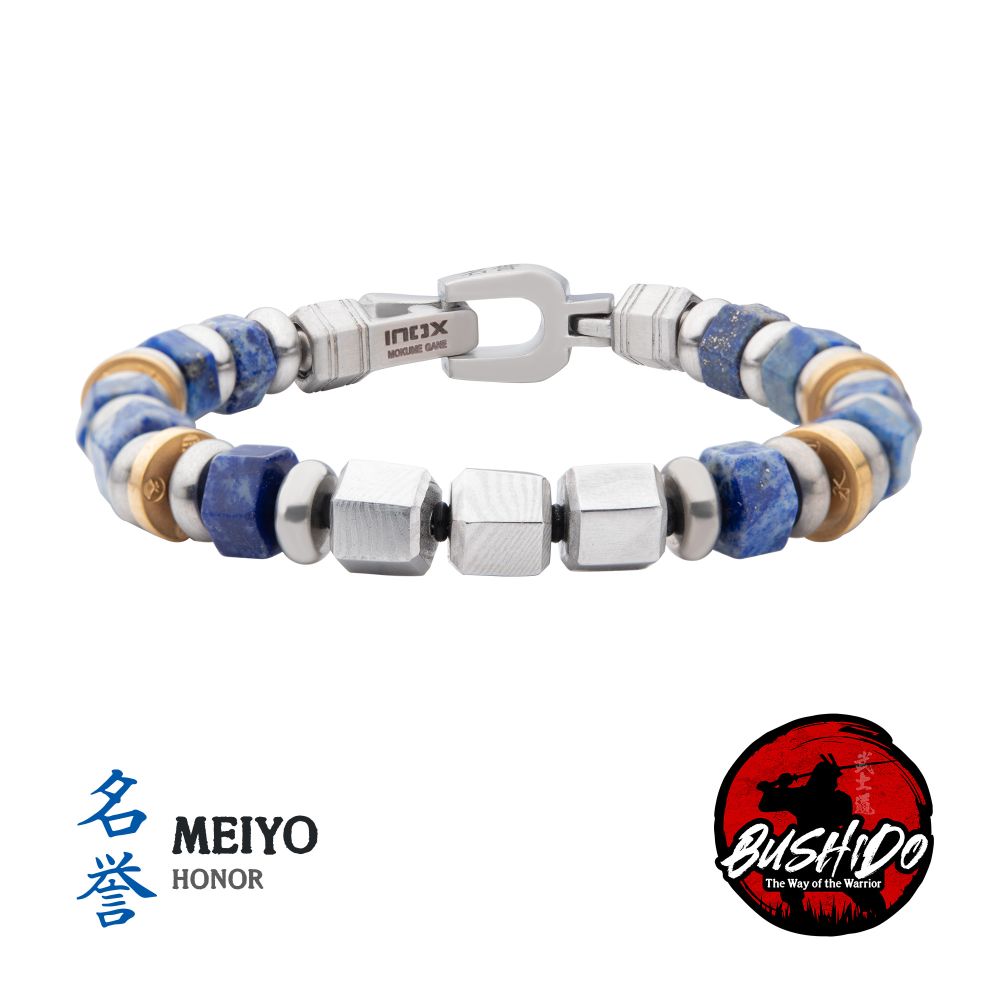 8.25 Inch Bushido Bracelet Meiyo: Honor