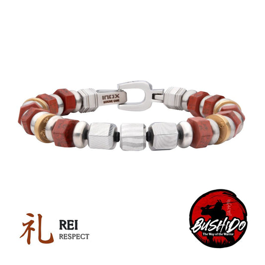 8.5 Inch Bushido Bracelet Rei: Respect