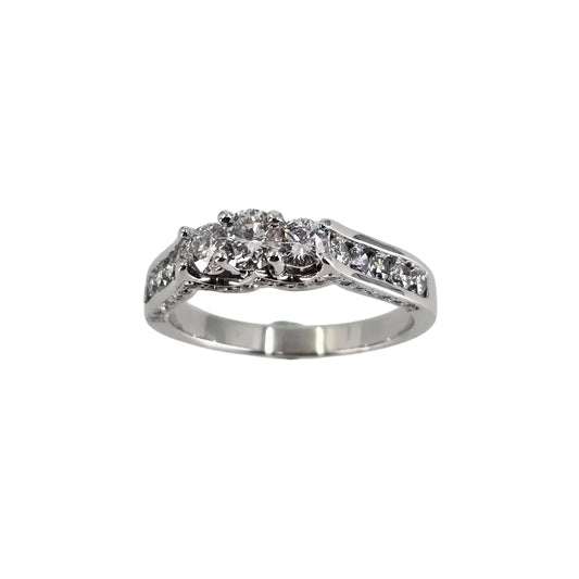 Past Present Future Diamond Ring