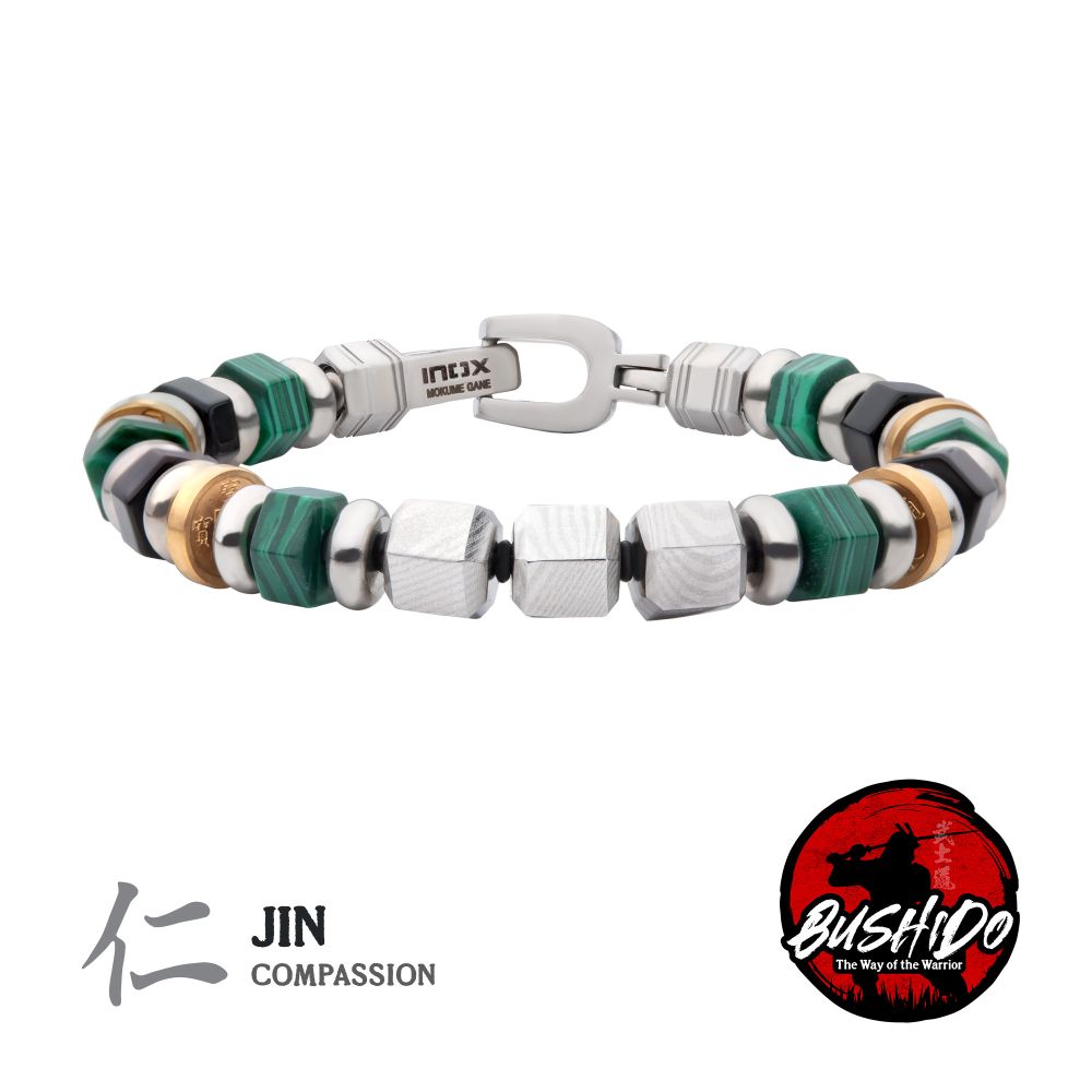 8.5 Inch Bushido Bracelet Jin: Compassion