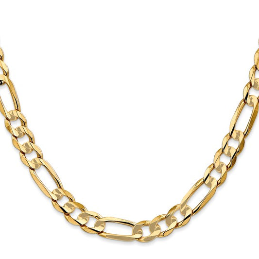 Yellow Gold 20 Inch Figaro Chain