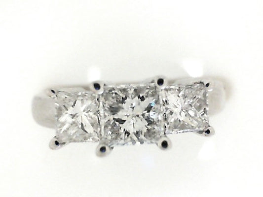Vintage White Gold Diamond Engagement Ring