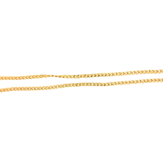 Yellow Gold Filled Curb Necklace