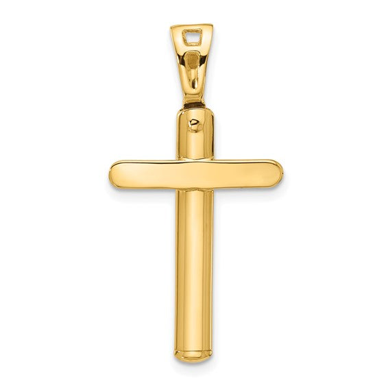 14 Karat Yellow Gold Cross Pendant